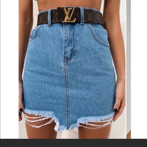 Tiger mist Nikita high rise denim skirt 💙 - Picture 1 of 7